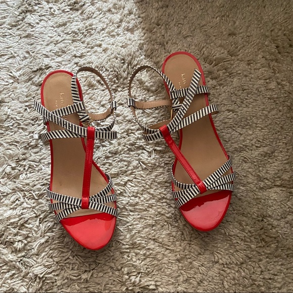 Kate Spade Womens Leather Wedge - Picture 1 of 4